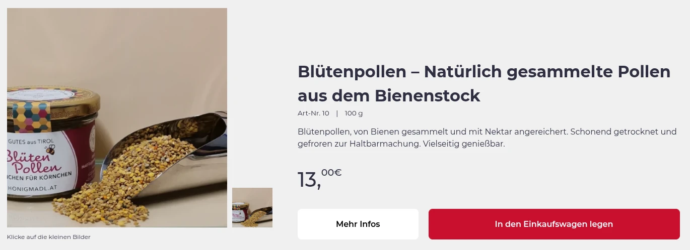 Eigentlicher Preis